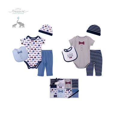 Little Treasure New Born Baby Clothing Gift Set 8Pcs 77011 - 0801 - Little Kooma