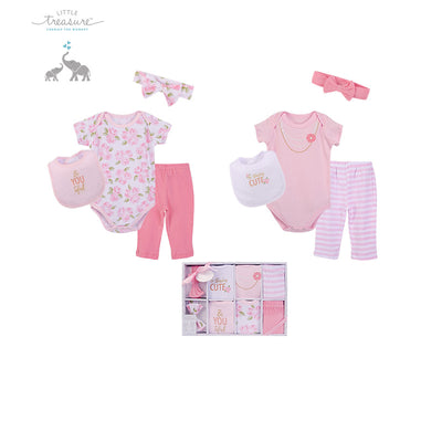 Little Treasure New Born Baby Clothing Gift Set 8Pcs 77014 - 1204 - Little Kooma