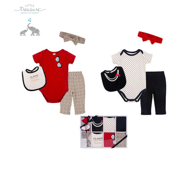 Little Treasure New Born Baby Clothing Gift Set 8Pcs 77015 - 1204 - Little Kooma