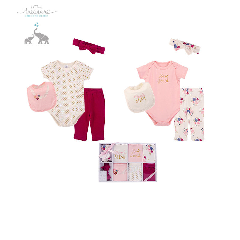Little Treasure New Born Baby Clothing Gift Set 8Pcs 77016 - 1204 - Little Kooma