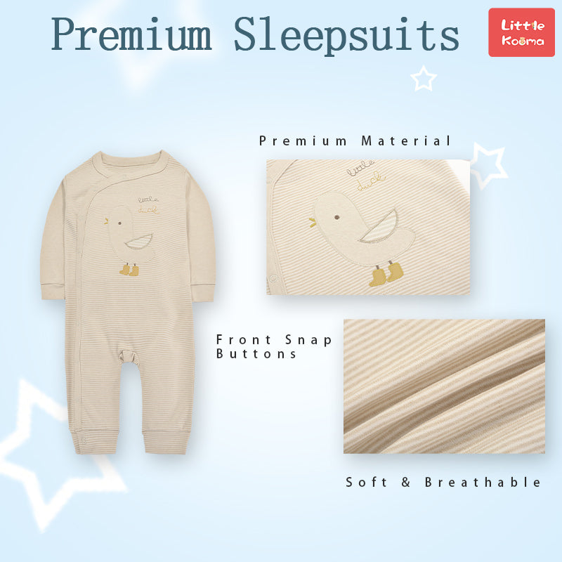 Baby Little Duck Stripes Jumpsuit All In One - Little Kooma