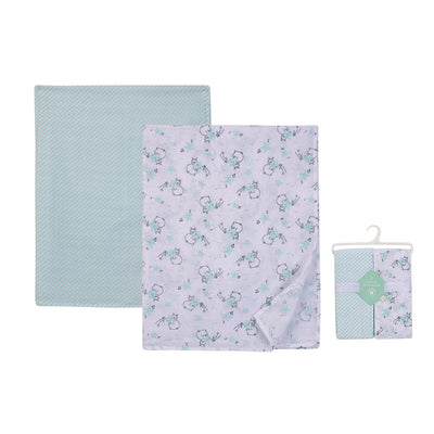 Muslin Swaddle Blanket 2pcs Pack 18797 - 0528 - Little Kooma