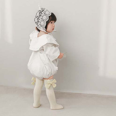 Baby Kid Girls Knee Bowtie Socks - Little Kooma