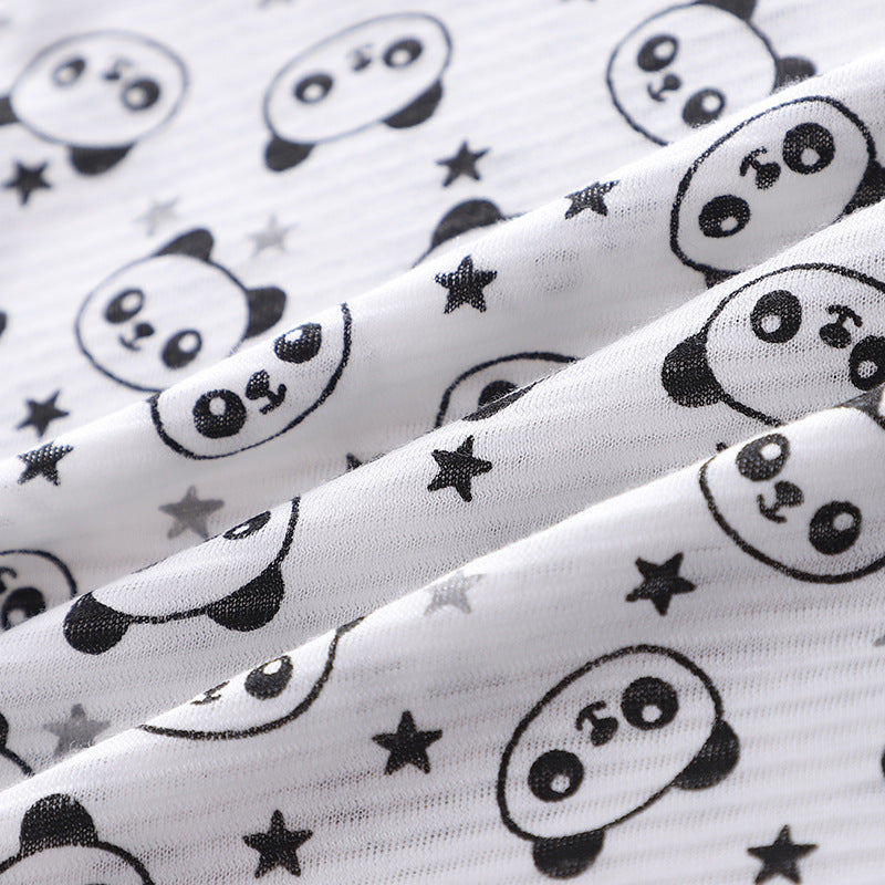 Baby Kid Boys Cotton Vest Panda 3 Pack - Little Kooma