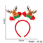 Christmas Holiday Headband Glitter Accessories Christmas Parties Photo Booth (One Size Fits All) - Little Kooma