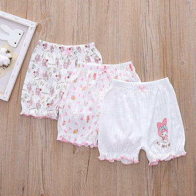 Baby Kid Girls Net Cotton Shorts Bunny 3 Pack - Little Kooma