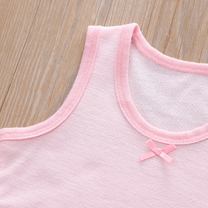 Baby Kid Girls Net Cotton Vest Shell 3 Pack - Little Kooma