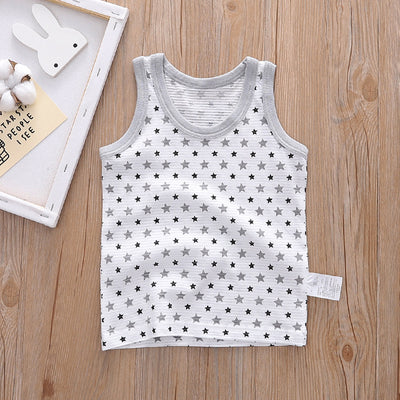 Baby Kid Boys Cotton Vest Panda 3 Pack - Little Kooma