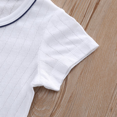 Baby Kid Boys Net Cotton Short Sleeve T-shirt Bears 3 Pack - Little Kooma