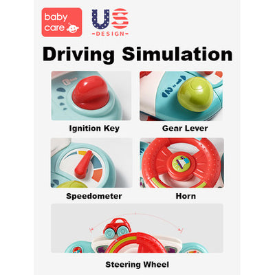 Babycare Baby Steering Wheel Driving Toy - Little Kooma