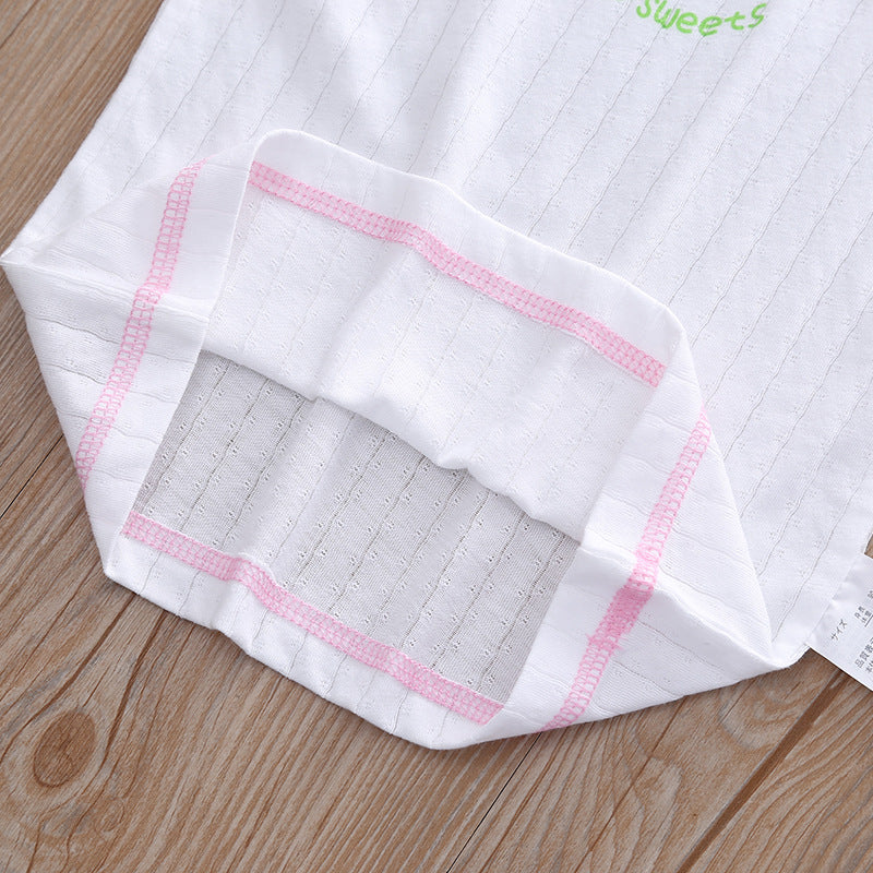 Baby Kid Girls Net Cotton Vest Bunny 3 Pack - Little Kooma