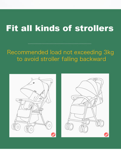 Baby Stroller Hook Clips 360° Rotatable Multi-Functional Mommy Bag Hooks Plastic Infant Stroller Accessories - Little Kooma