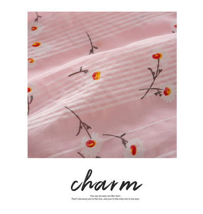 Baby Girl Little Flowers Cheongsam Romper n Headwrap 2pc Set - Little Kooma