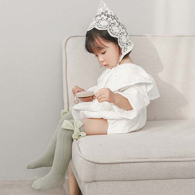 Baby Kid Girls Knee Bowtie Socks - Little Kooma