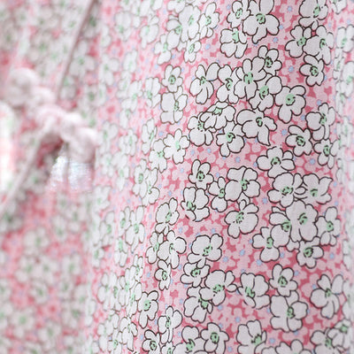 Baby Kids Girls Pink w Strawberries n Flowers Cheongsam Dress Racial Harmony Day CNY Chinese New Year Outfit - Little Kooma