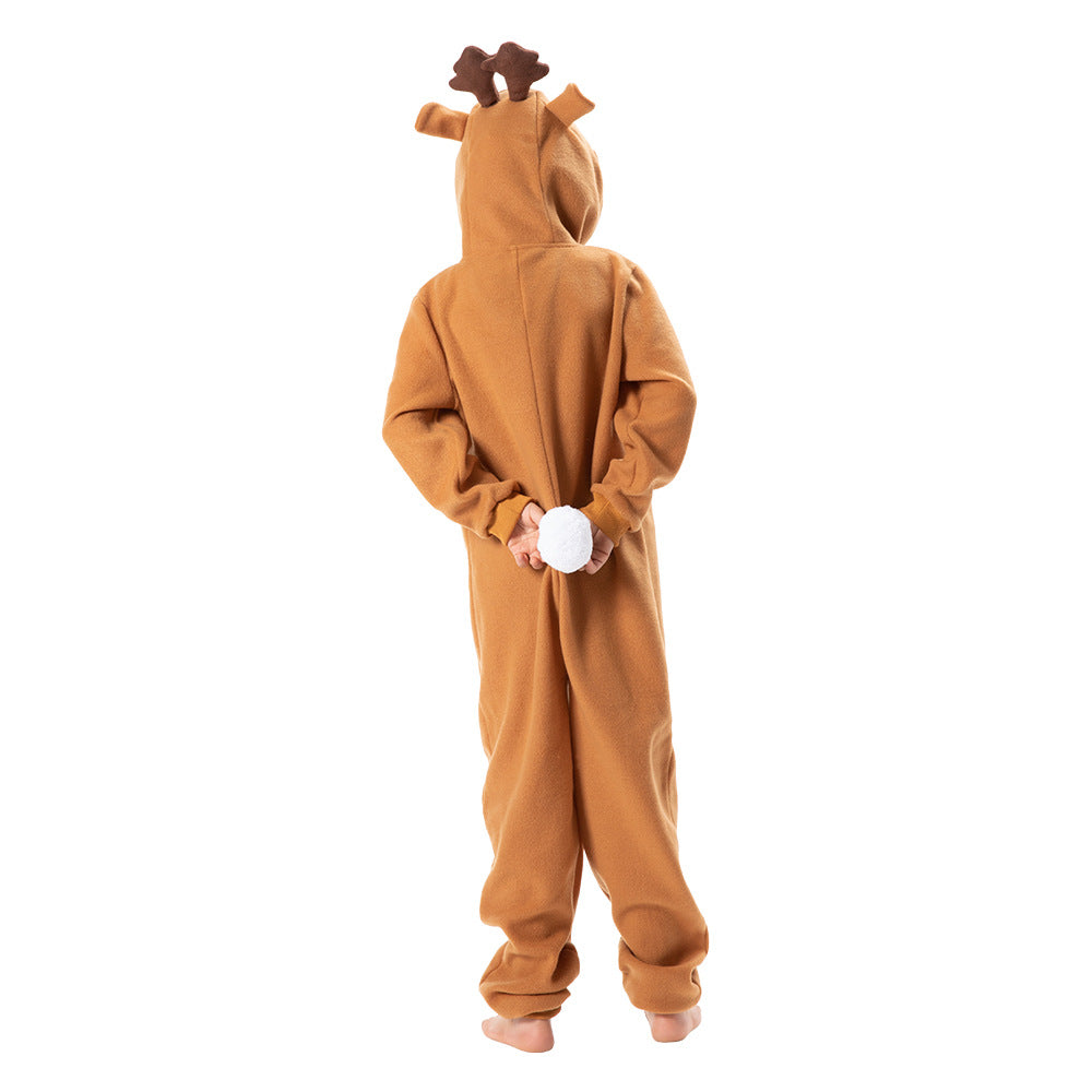 Kids Christmas Outfit Reindeer Elk Costume - Little Kooma