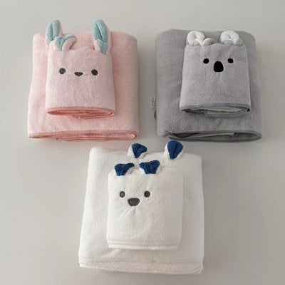 Baby Kids Micro Fiber Super Absorbent Face Towels Bath Towels - Little Kooma