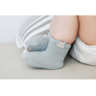 Baby Girl Fruit Net Cotton Socks 3 Pair Pack - Little Kooma