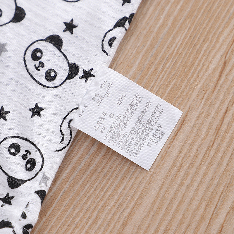 Baby Kid Boys Cotton Vest Panda 3 Pack - Little Kooma