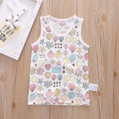 Baby Kid Girls Net Cotton Vest Shell 3 Pack - Little Kooma