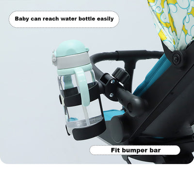 Universal Stroller Cup Holder Stroller Accessories Bike Treadmill Wheelchair Water Bottle Holder - Little Kooma