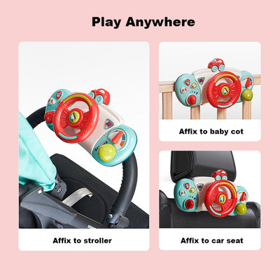 Babycare Baby Steering Wheel Driving Toy - Little Kooma