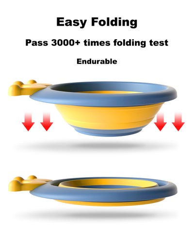 Baby Kids Crown Collapsible Foldable Portable Wash Basin Folding Baby Bath Face Bottom Feet Wash Basin - Little Kooma