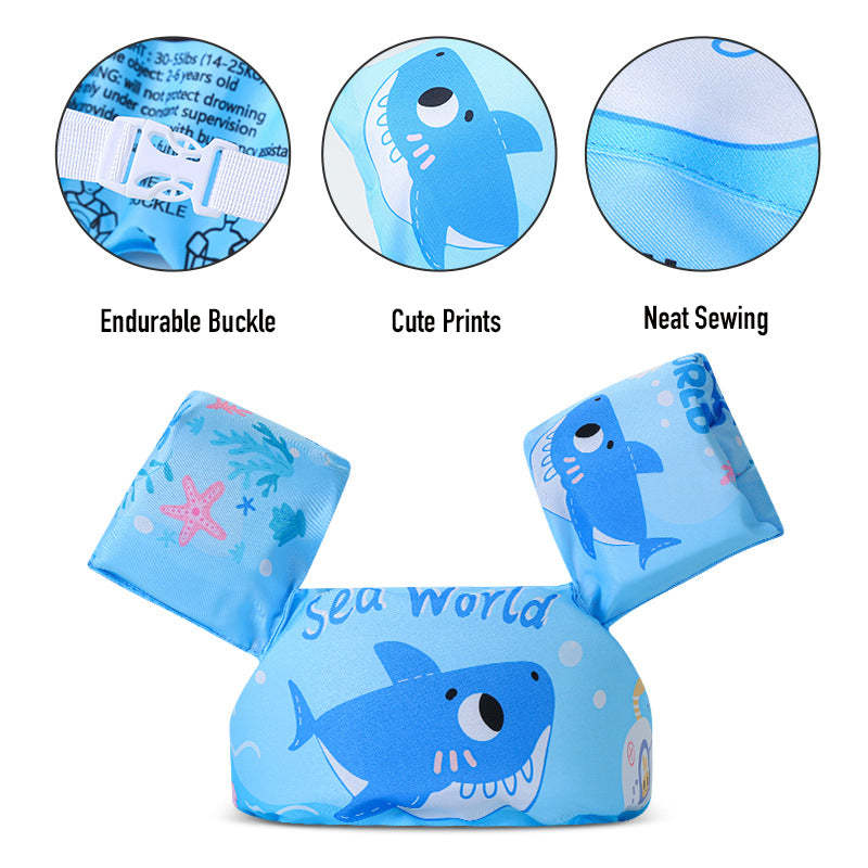 Baby Kid's Swim Vest Adjustable Swimming Armbands Swimming Aids For 2 to 6 Years Old - Little Kooma