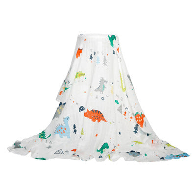 New Born Baby Bamboo Cotton Swaddle Muslin Blanket - Little Kooma