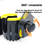 Universal Stroller Cup Holder w Handphone Holder 2-in-1 Stroller Accessories Bike Treadmill Wheelchair Water Bottle Holder - Little Kooma