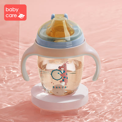 Babycare Baby Sippy Cups Training Cup Water Drinking Bottle Straw Cup 210ml 300ml - Little Kooma