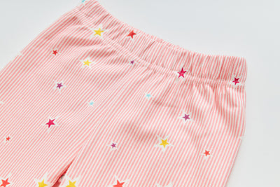 Baby Kids Pajamas Unicorn Pink w Stars Top w Pants Set - Little Kooma