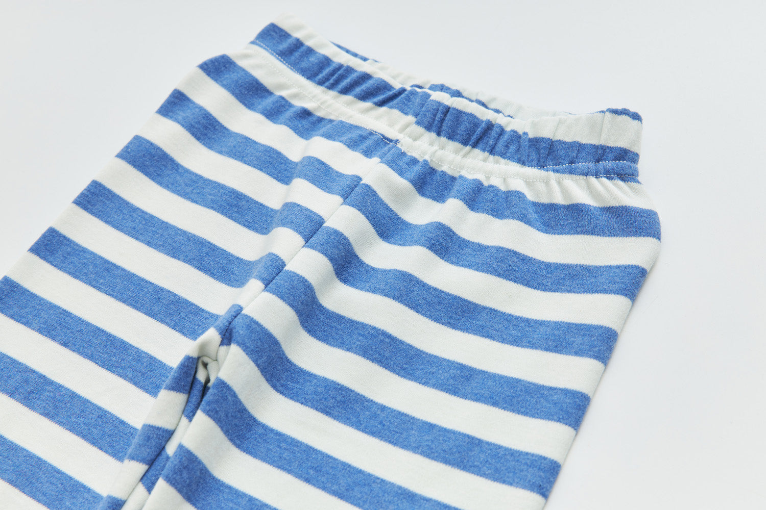 Baby Kids Pajamas Brown Bear White Top w Stripe Sleeves n Stripe Pants Set - Little Kooma