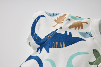 Baby Boy Dinosaur Prints Spikes Romper - Little Kooma