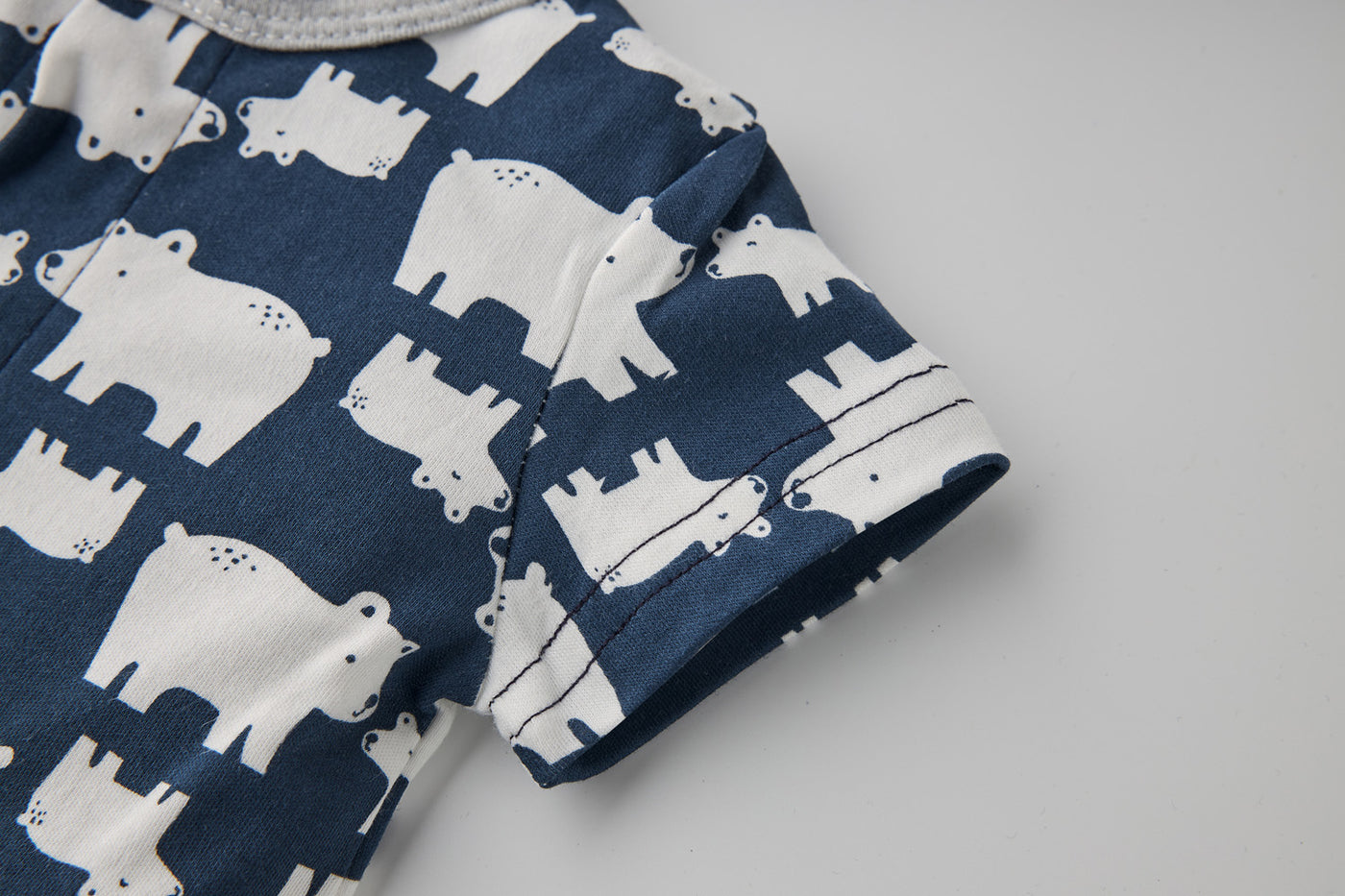 Baby Boy Polar Bear Prints Romper - Little Kooma