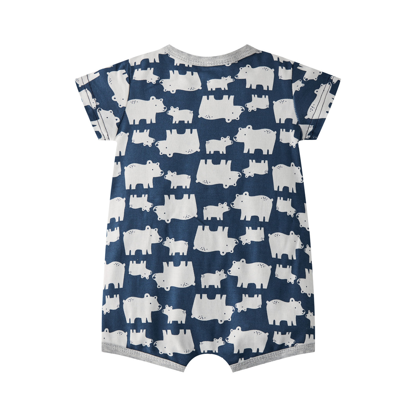 Baby Boy Polar Bear Prints Romper - Little Kooma