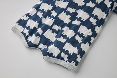 Baby Boy Polar Bear Prints Romper - Little Kooma
