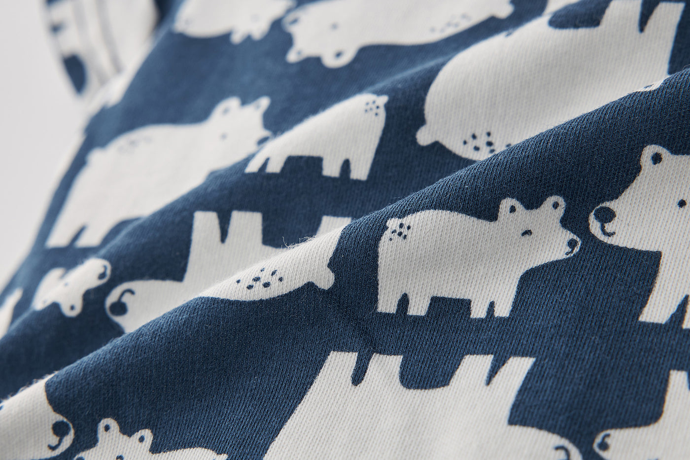 Baby Boy Polar Bear Prints Romper - Little Kooma