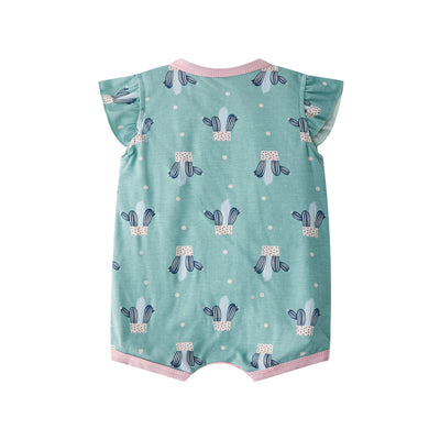 Baby Girl Cactus Prints Romper - Little Kooma