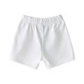 Baby Kids Plain White Shorts 100% Cotton Bottom National Day Outfit 2022 - Little Kooma