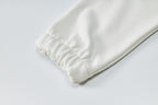 Baby Kids Plain White Long Pants 100% Cotton Bottom National Day Outfit 2022 - Little Kooma