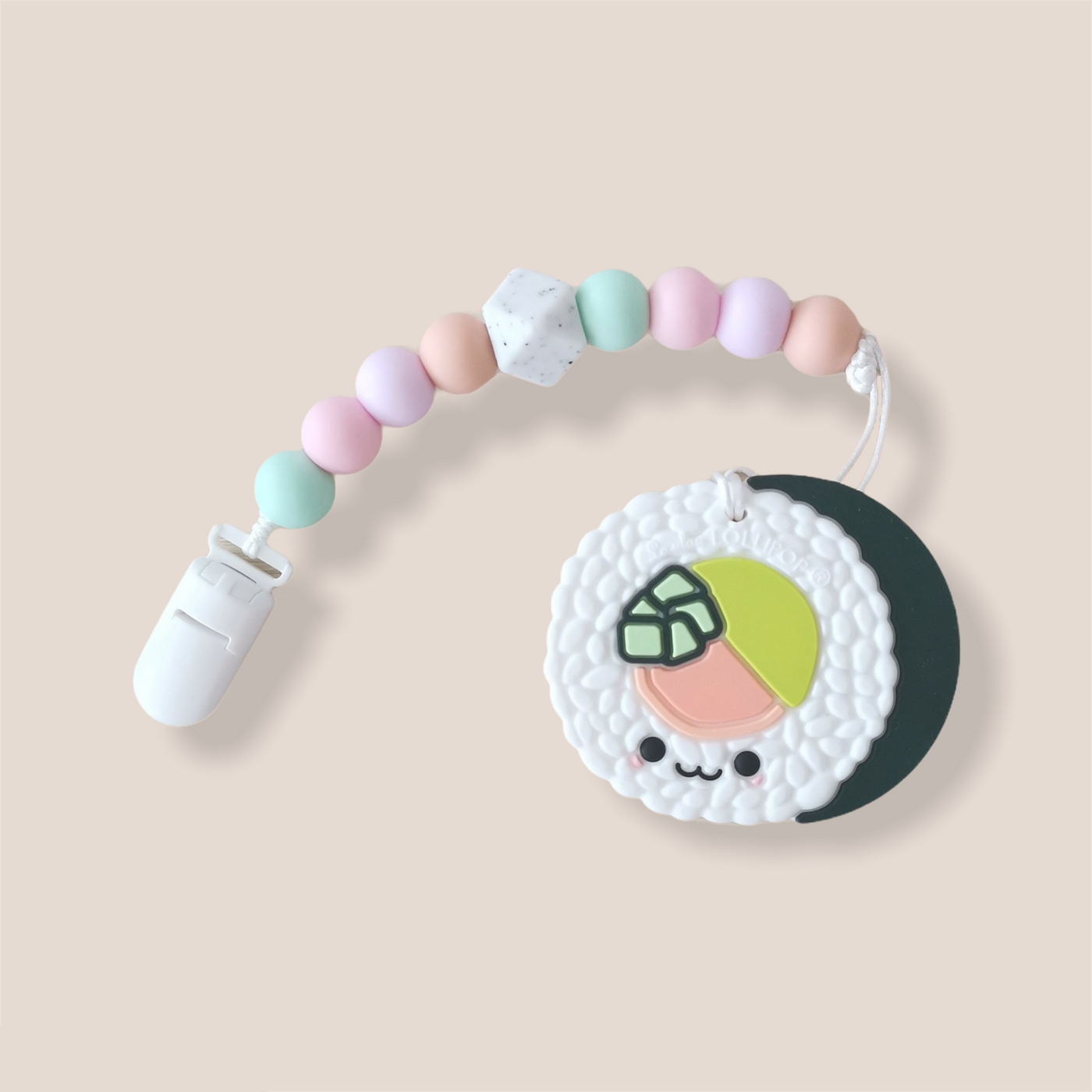 Baby Teether Set - Food Grade Silicone Sushi Roll - Little Kooma