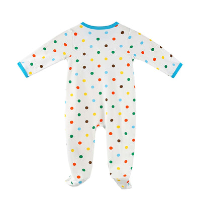 Baby Embroidered Submarine Two Way Zip Sleepsuit All In One Jumpsuit - Little Kooma
