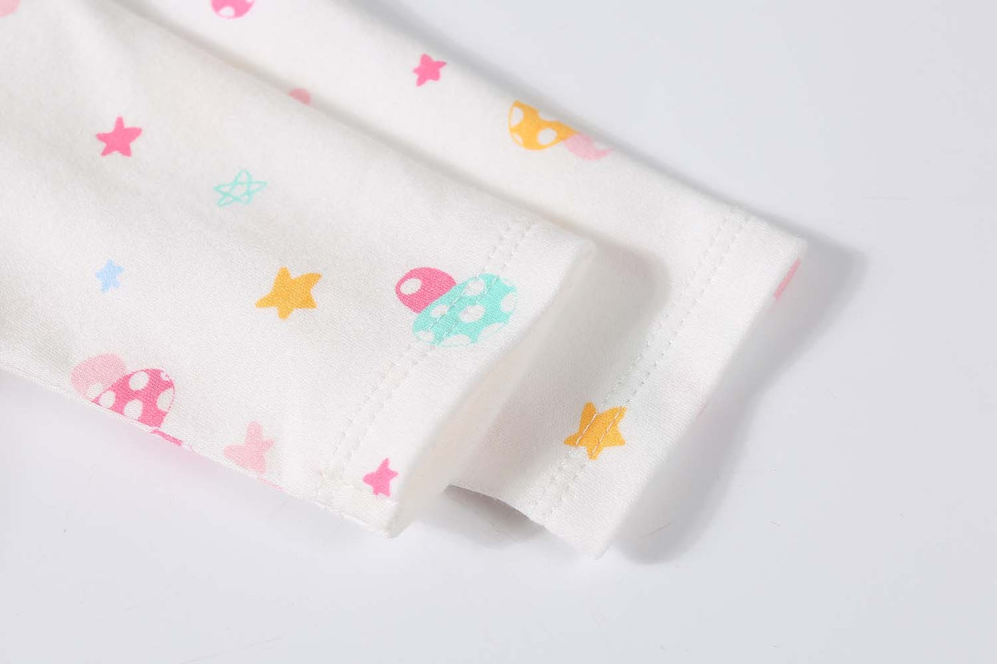 Baby Embroidered Flamingos Colourful Mushrooms Button Sleepsuit All In One Jumpsuit - Little Kooma