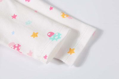 Baby Embroidered Flamingos Colourful Mushrooms Button Sleepsuit All In One Jumpsuit - Little Kooma
