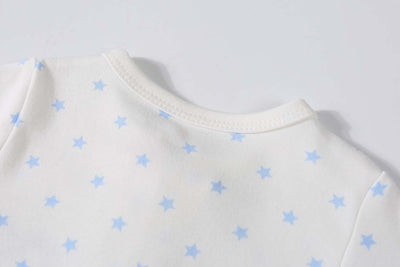 Baby Embroidered Bulldozer Two Way Zip Sleepsuit All In One Jumpsuit - Little Kooma