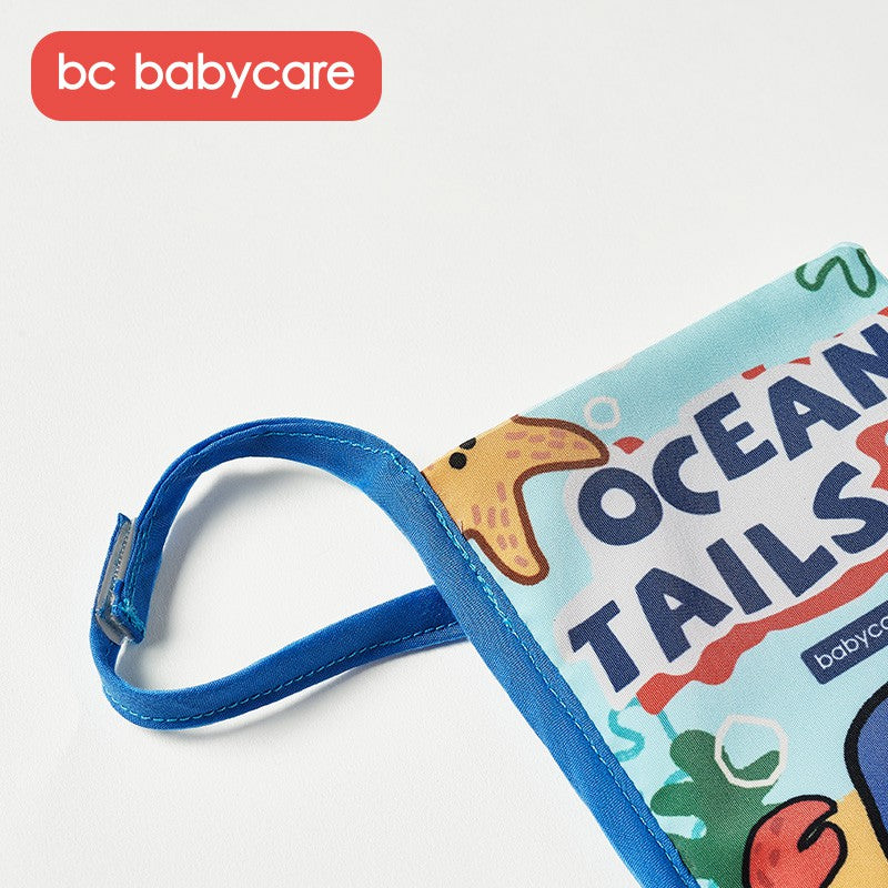 Babycare Funny Animal Tails Book Baby Cloth Book Early Educational Toys BPA Free for Kids - Little Kooma