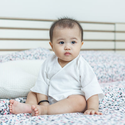 Suzuran Baby Gauze Undershirt (Short) 2 pcs - Little Kooma