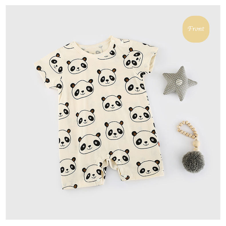 Baby Panda Print Romper - Little Kooma