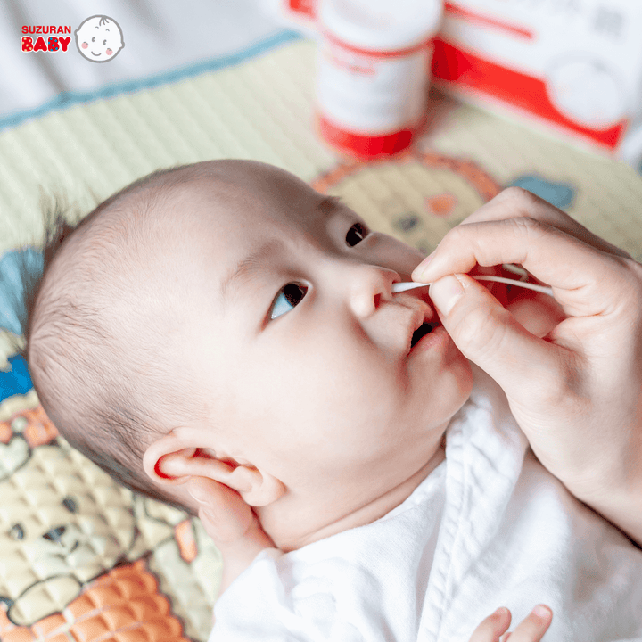 Suzuran Baby ANTIBACTERIAL COTTON SWAB 180 PCS - Little Kooma